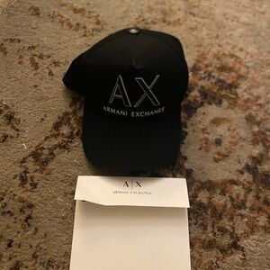 Armani Exchange Black Cap